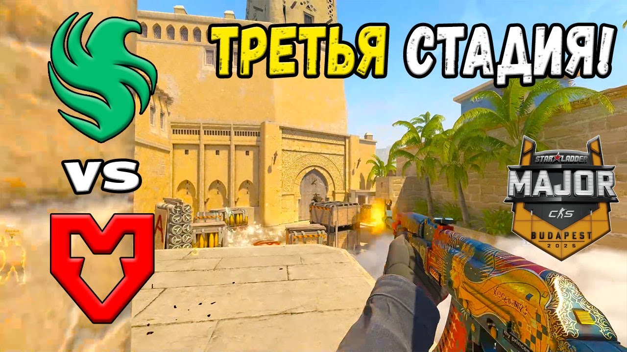 ПОБЕДИТЕЛЬ В ПЛЕЙ-ОФФ! MOUZ vs Falcons - ЛУЧШИЕ МОМЕНТЫ - StarLadder Budapest Major 2025