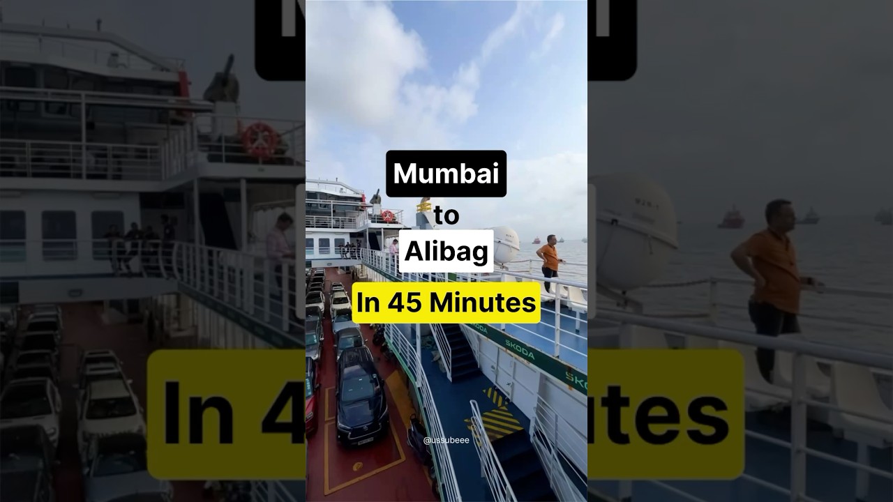 😍Mumbai to Alibag M2M Ferry Service 🚢