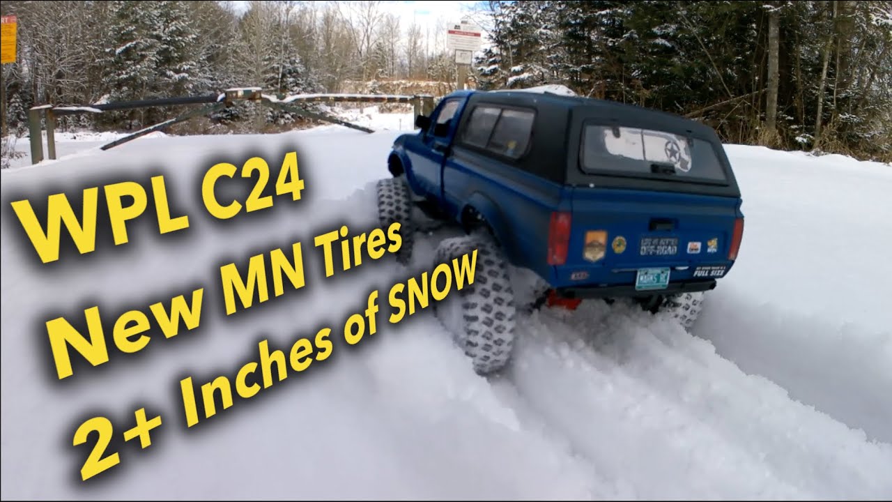 WPL C24 Jasper - New MN Tires in SNOW