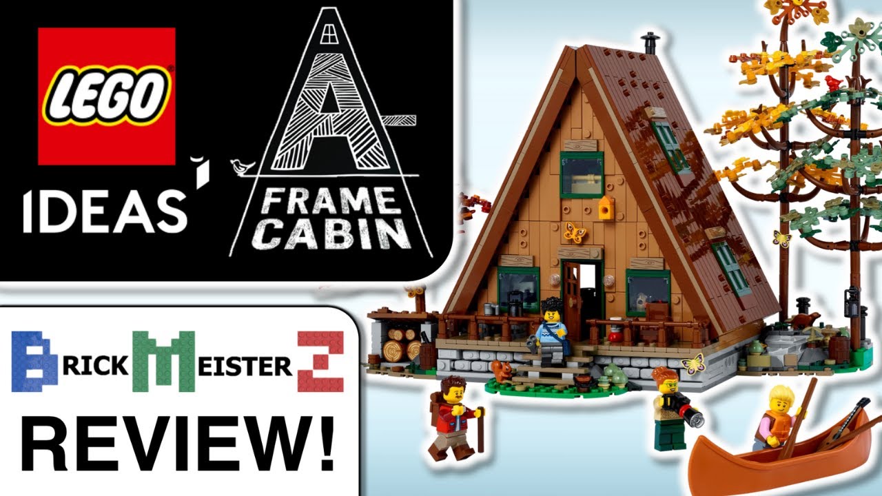 LEGO Ideas 2023 A-Frame Cabin REVIEW!
