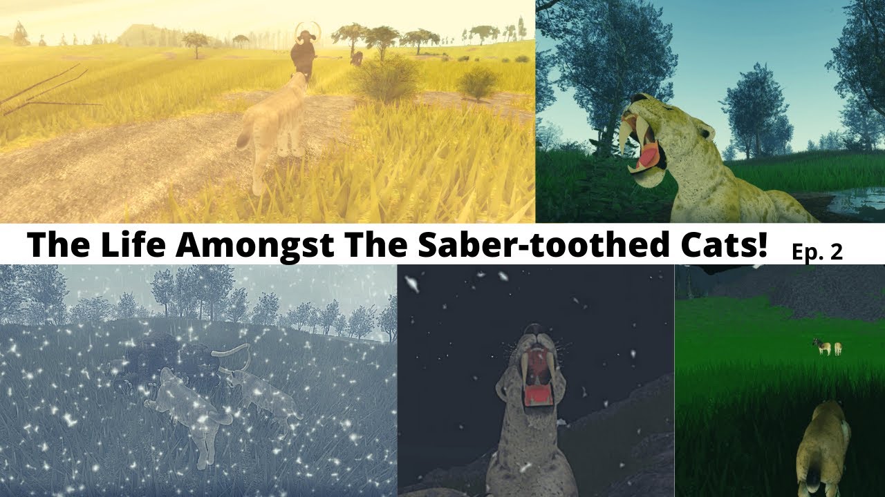 The Life Amongst The Saber toothed Cats! |Episode. 2| Roblox - Cenozoic Survival ---[BETA] + [TB]---