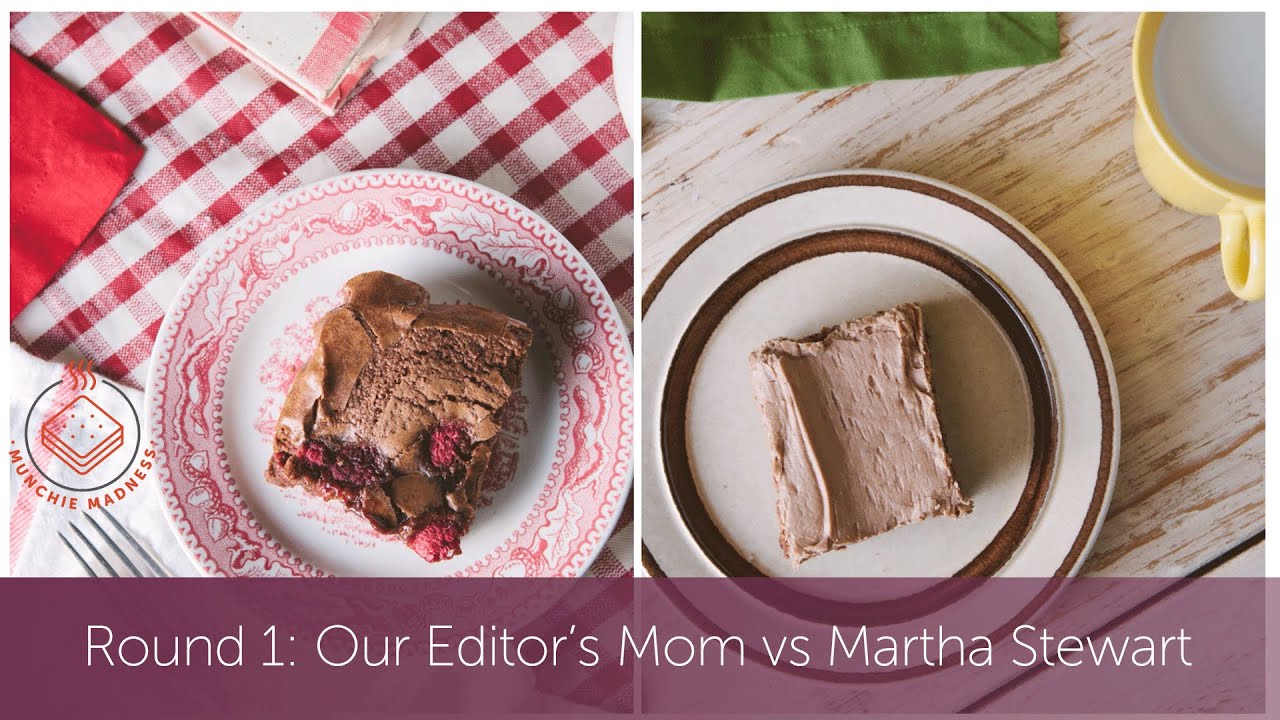 Pot Brownie Bracketology: Our Editor&rsquo;s Mom vs Martha Stewart