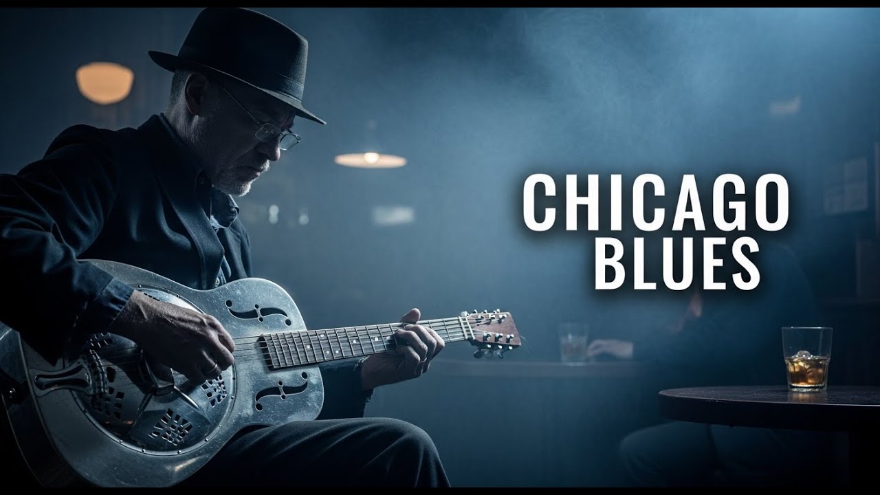 Chicago Blues Nonstop 10 Hours | When Loneliness Gets Loud