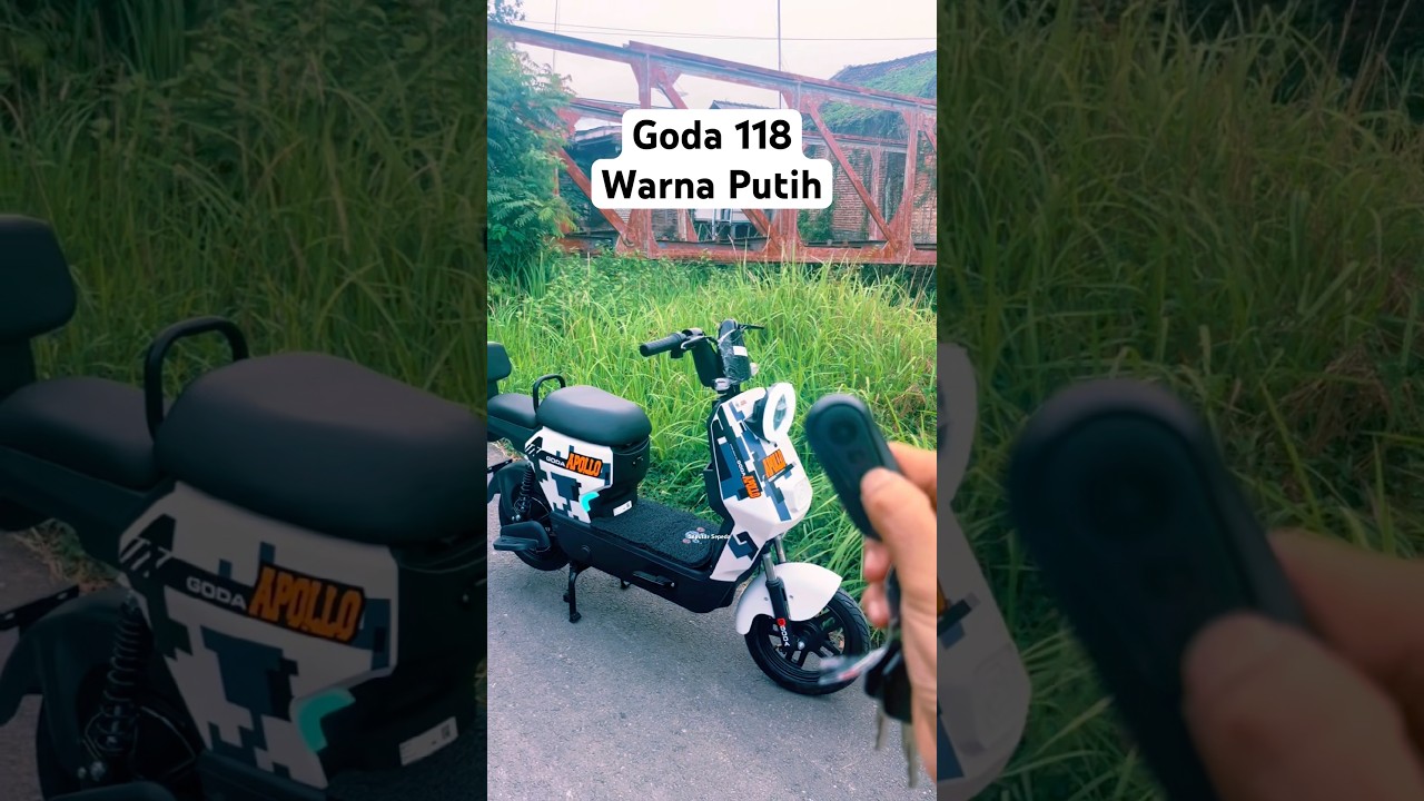 Rekomendasi Sepeda Listrik Warna Putih dari Goda 118🤩 #sepedalistrik #short #sepedalistrik