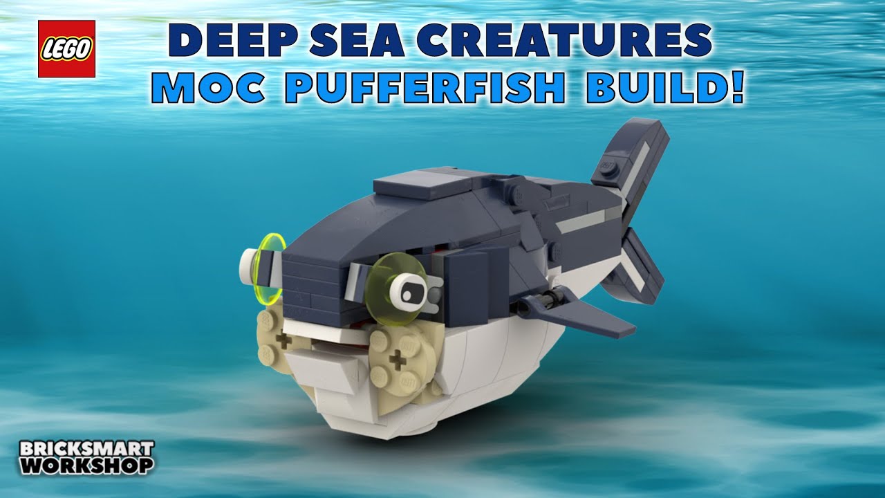 Рыба-собака LEGO 31088 MOC (альтернативная цифровая сборка)