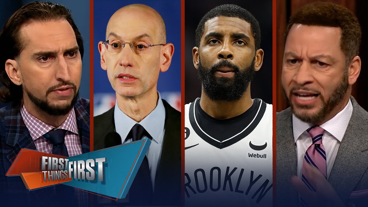 NBA Commissioner Adam Silver ‘disappointed’ Kyrie Irving refuses to apologize | FIRST THINGS FIRST
