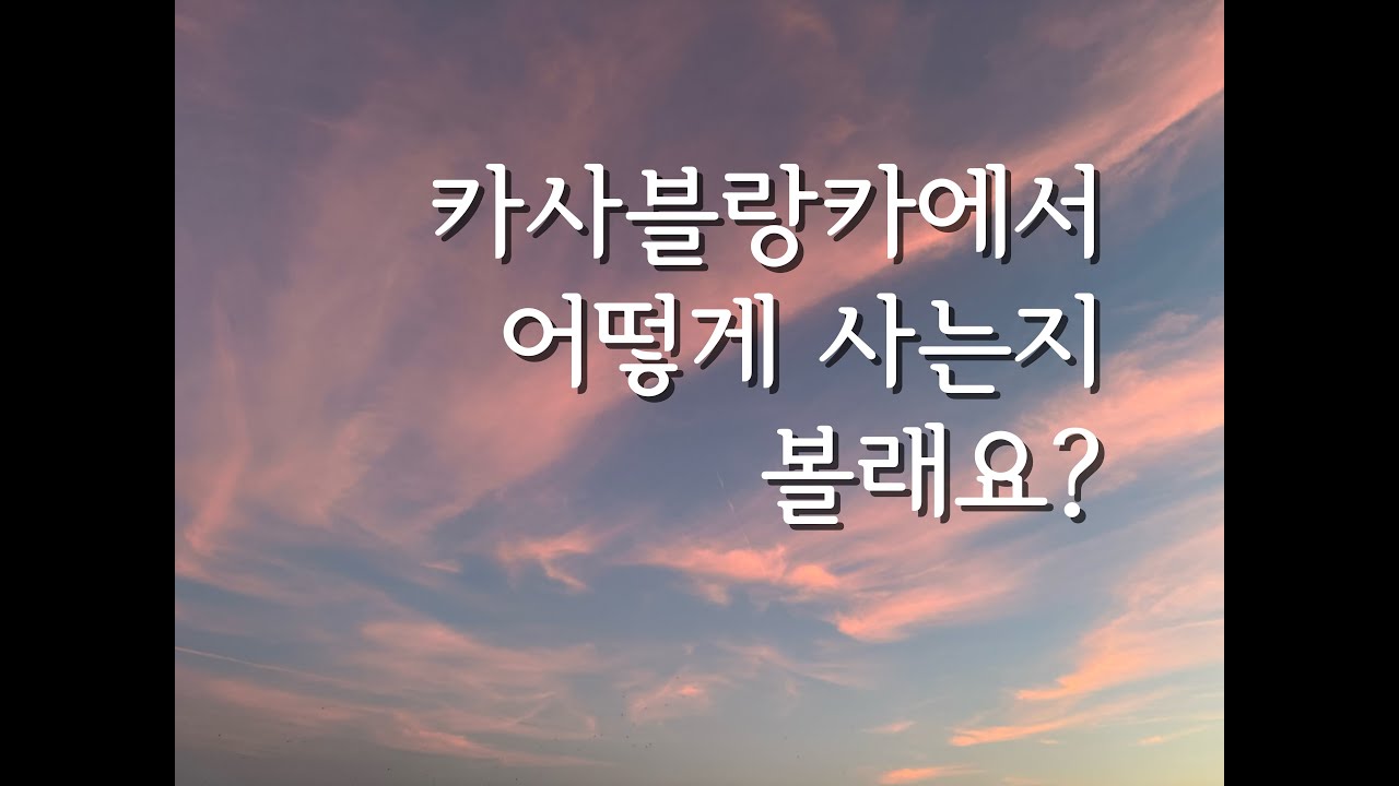 [일상] 🇲🇦 카사블랑카에서 어떻게 사는지 볼래요? #일상
