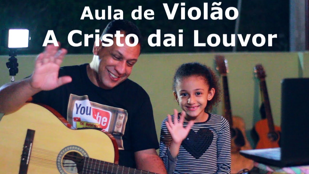 🎵 Aula de Violão Infantil a Cristo Dai Louvor