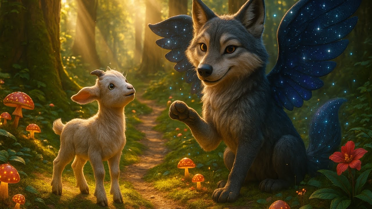The Wolf Pretended To Be a Butterfly To Trick The Little Goat | A Story About Being Yourself