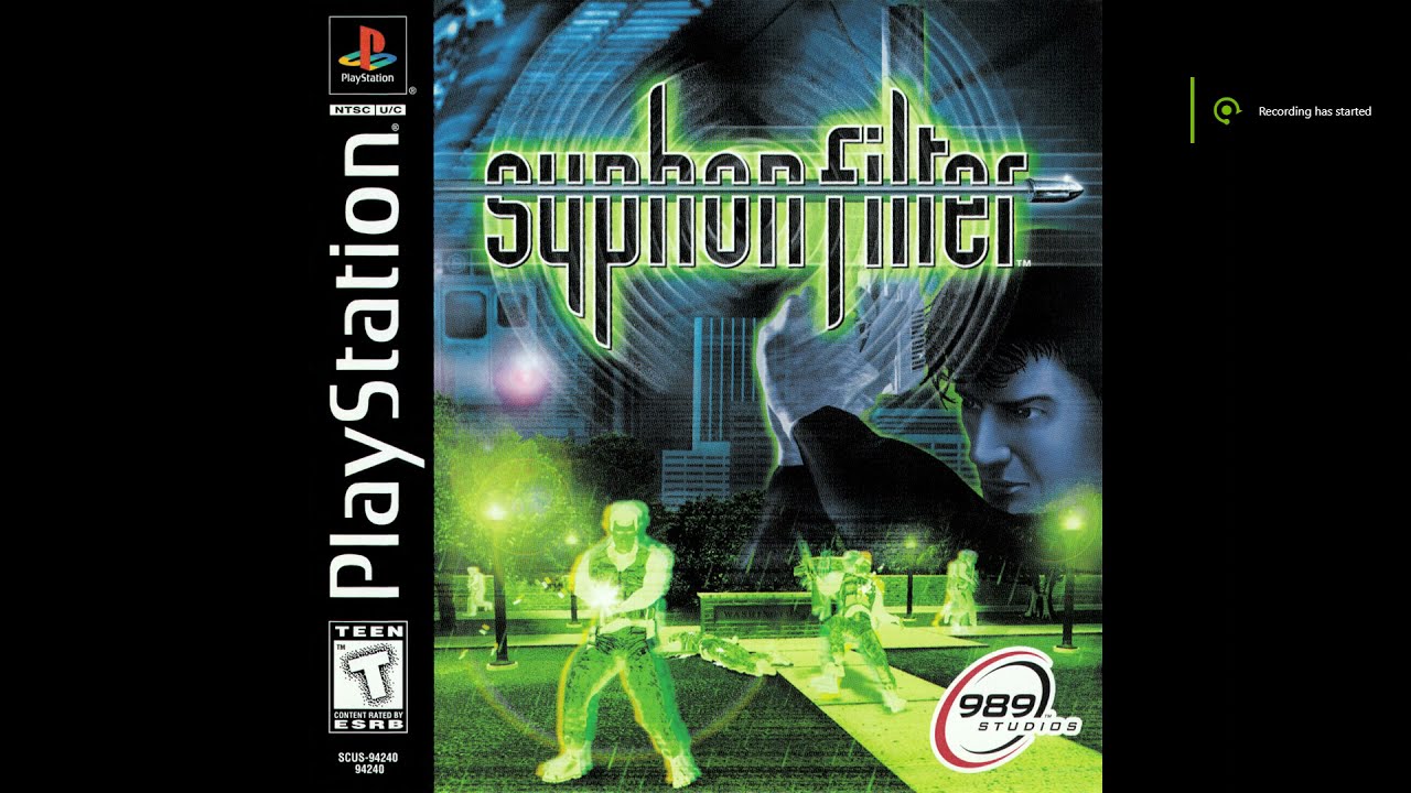 Syphon Filter 1 (PSX) - Intro + First Level Georgia Streets - Duckstation