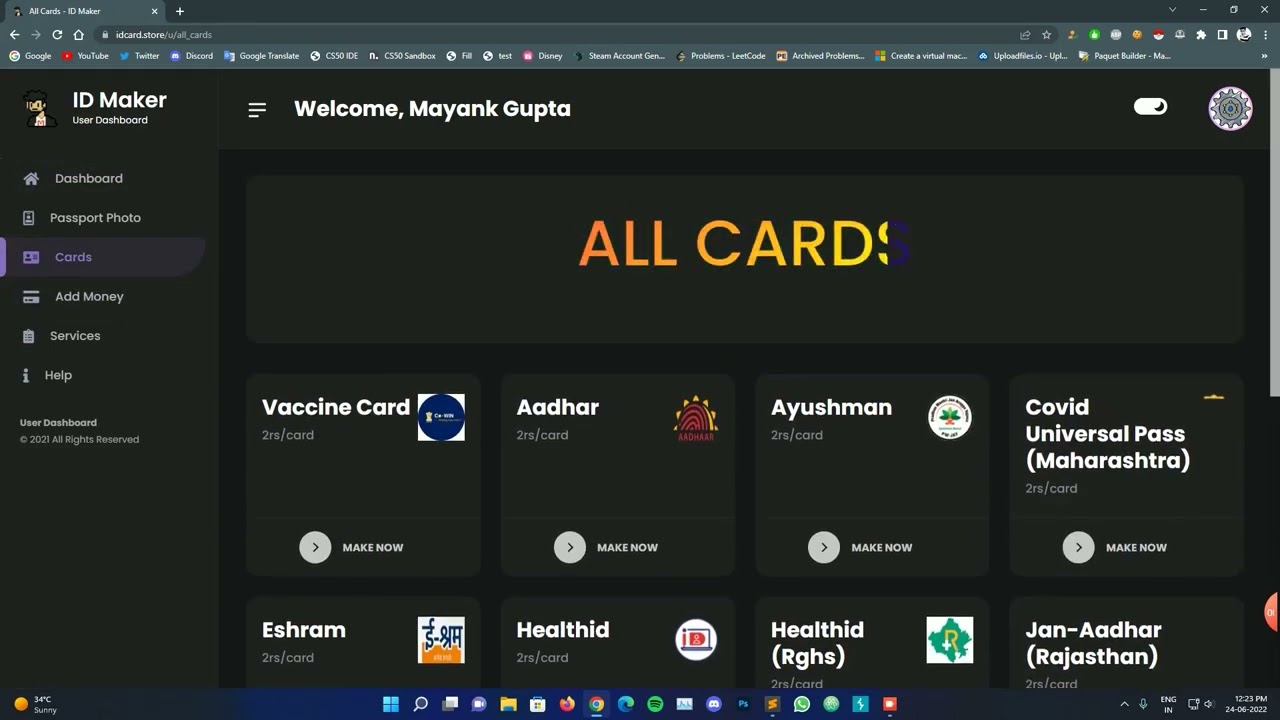 idcard.store make id cards online | mayankfawkes