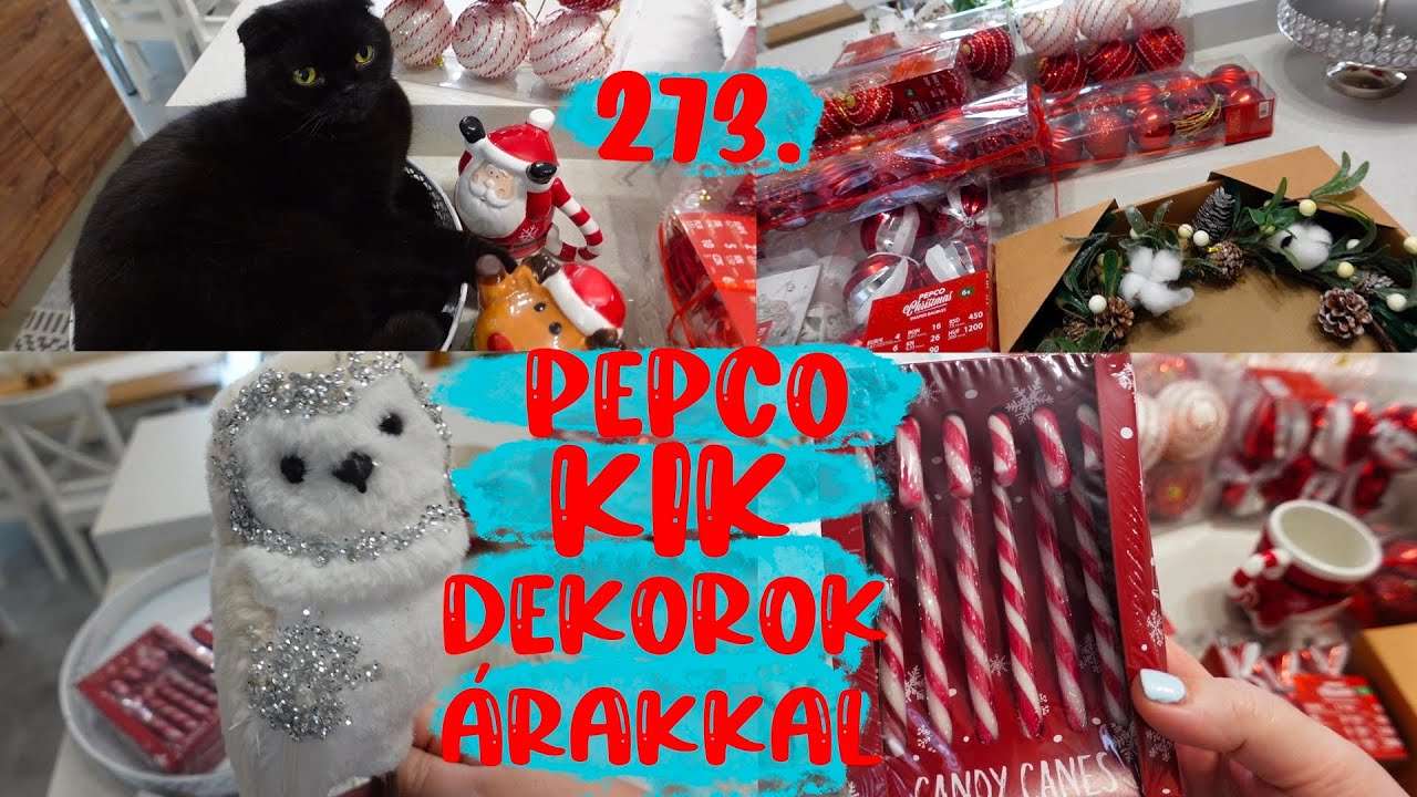 KIK és Pepco Karácsonyi dekorok árakkal- Haul, vásárlás 273.rész