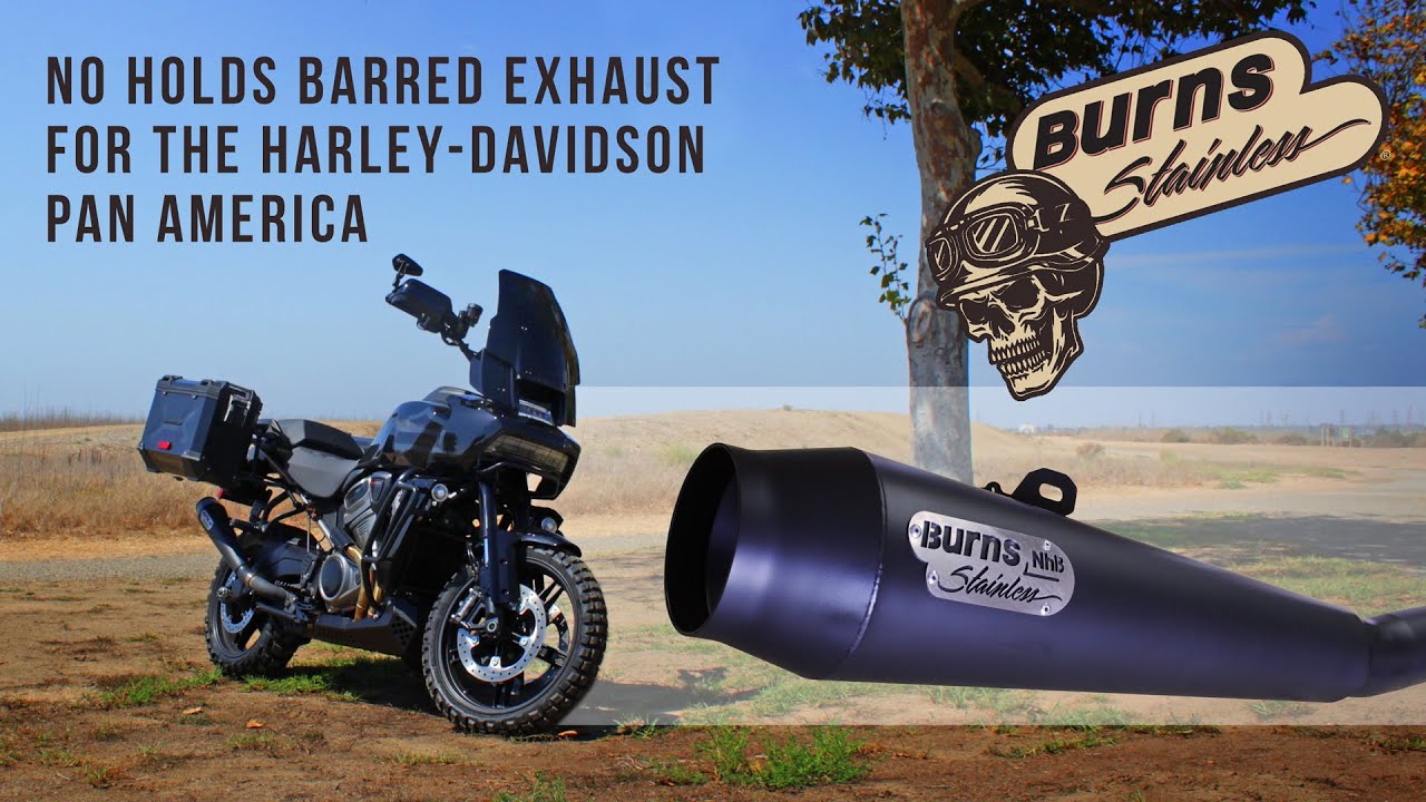 Harley Davidson Pan America Megaphone Exhaust: Video by Goldie at 1Down Biker Supply House