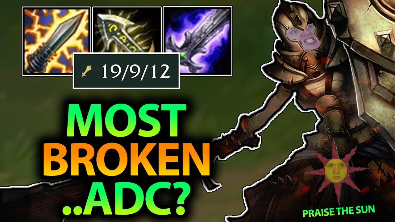 IS THIS THE MOST BROKEN TROLL PICK I'VE EVER DONE?! LEONA ADC SEASON 7 - League of Legends