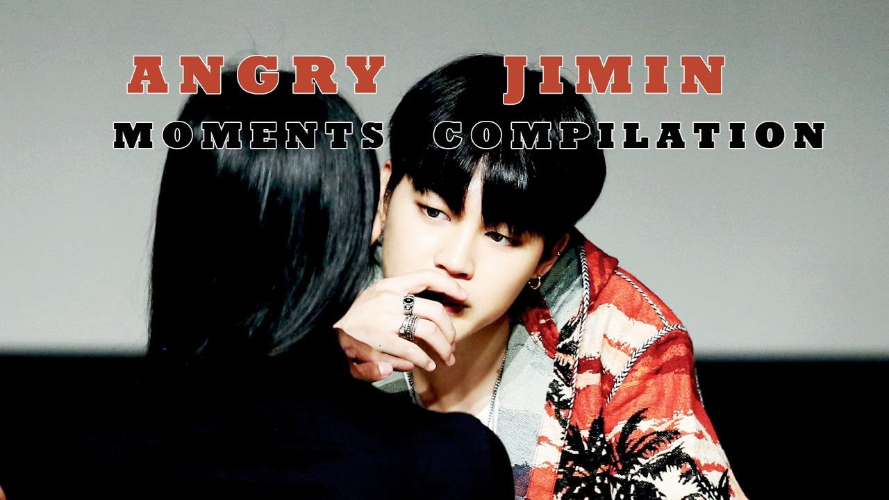 [COMPILATION part 2] How BTS Jimin acts when he's angry or mad?