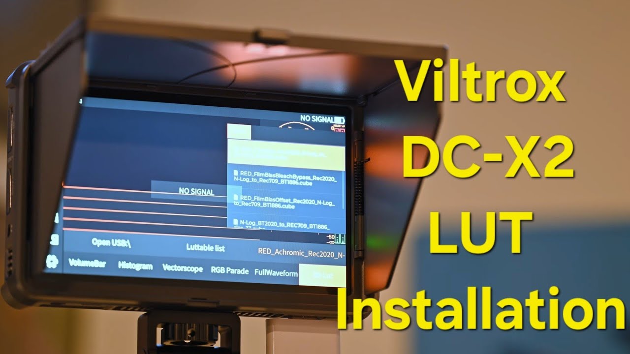 Как установить LUT на монитор Viltrox DC-X2