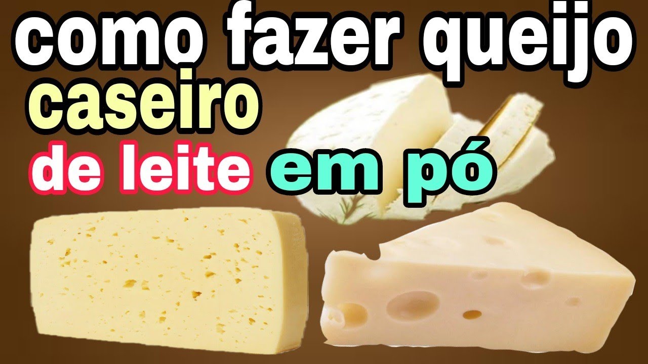COMO FAZER QUEIJO COALHO CASEIRO DE LEITE EM PÓ