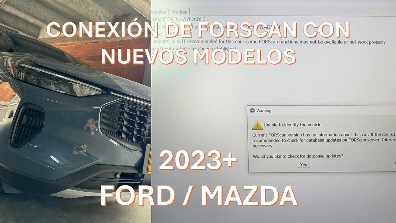 Conectar FORSCAN con Nuevos FORD /MAZDA 2023+ 2024