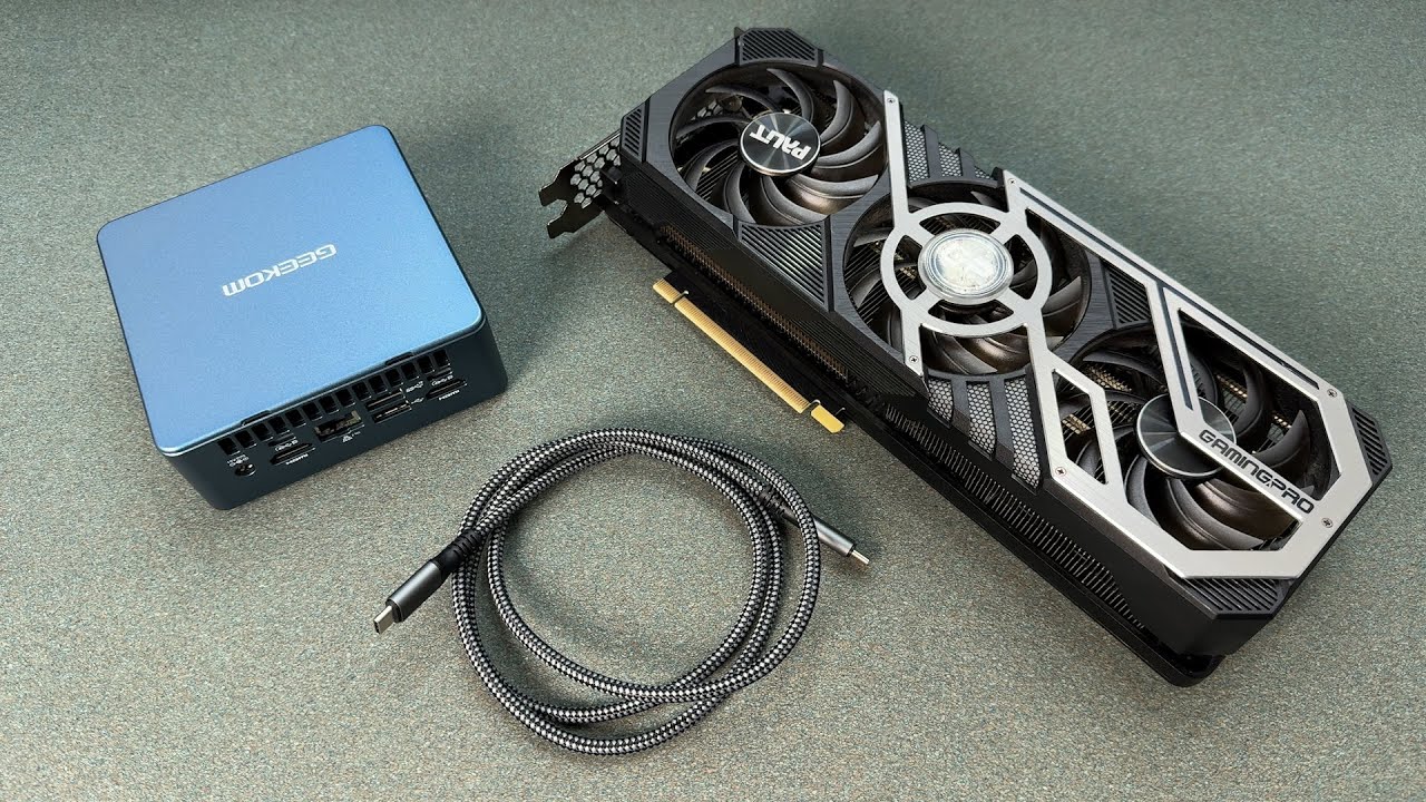 ❓КАК ПОДКЛЮЧИТЬ GPU К МИНИ ПК USB-C КАБЕЛЕМ САМЫЙ МАЛЕНЬКИЙ ИГРОВОЙ ПК И СИСТЕМНЫЙ БЛОК НЕ НУЖЕН