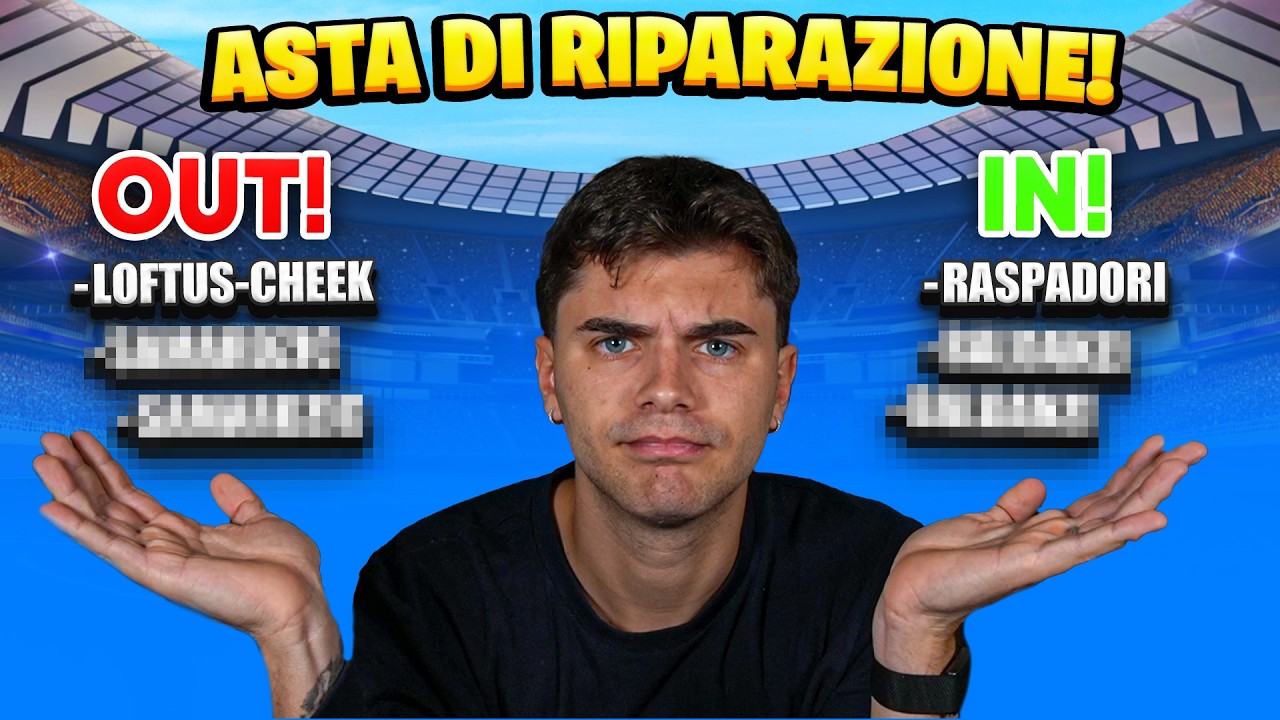 LA MIA ASTA DI RIPARAZIONE!! 🔥 Fantacalcio della Juve Creators