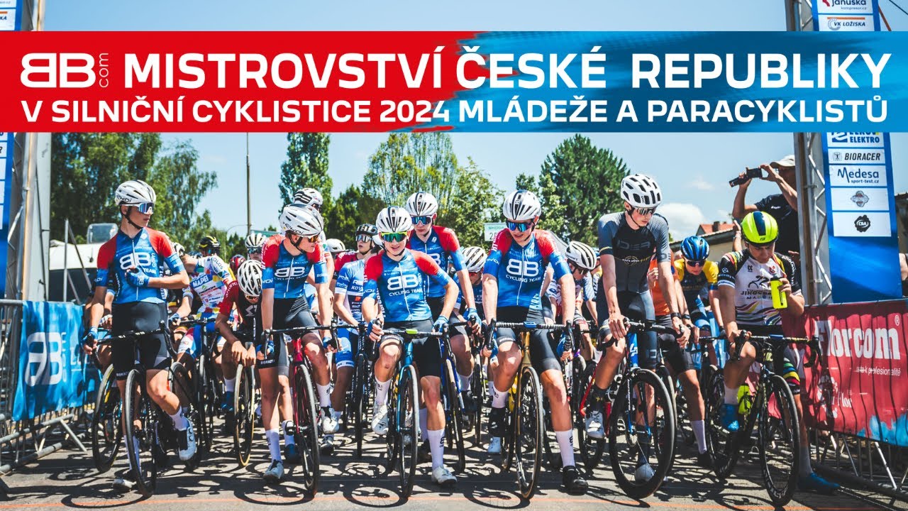BB  Com mistrovství ČR 2024 v silniční cyklistice mládeže a paracyklistů