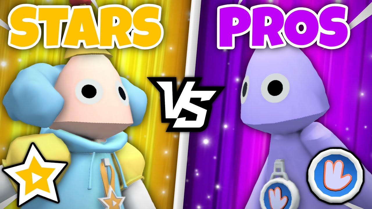 Звёзды против профессионалов в игре Yeeps Tap Tag!