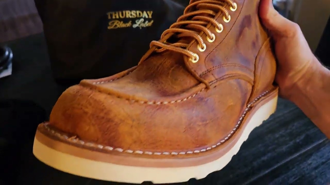 Thursday Boot Company - Builder Coach Rambler,  Black Label, Unboxing
