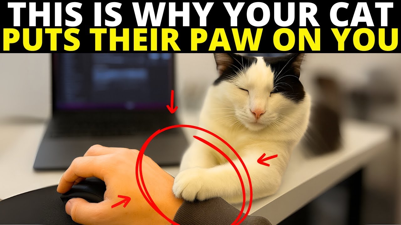 If Your Cat Puts Their Paw on You, They're Trying To Tell You This...