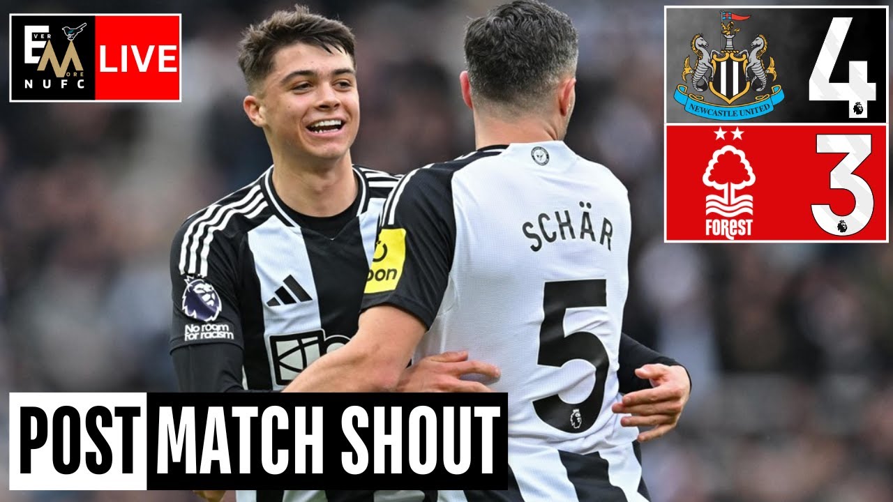 LEWIS LEWIS OH WOAH | Newcastle Hang On | Newcastle United 4-3 Forest | NUFC LIVE MATCH REACTION