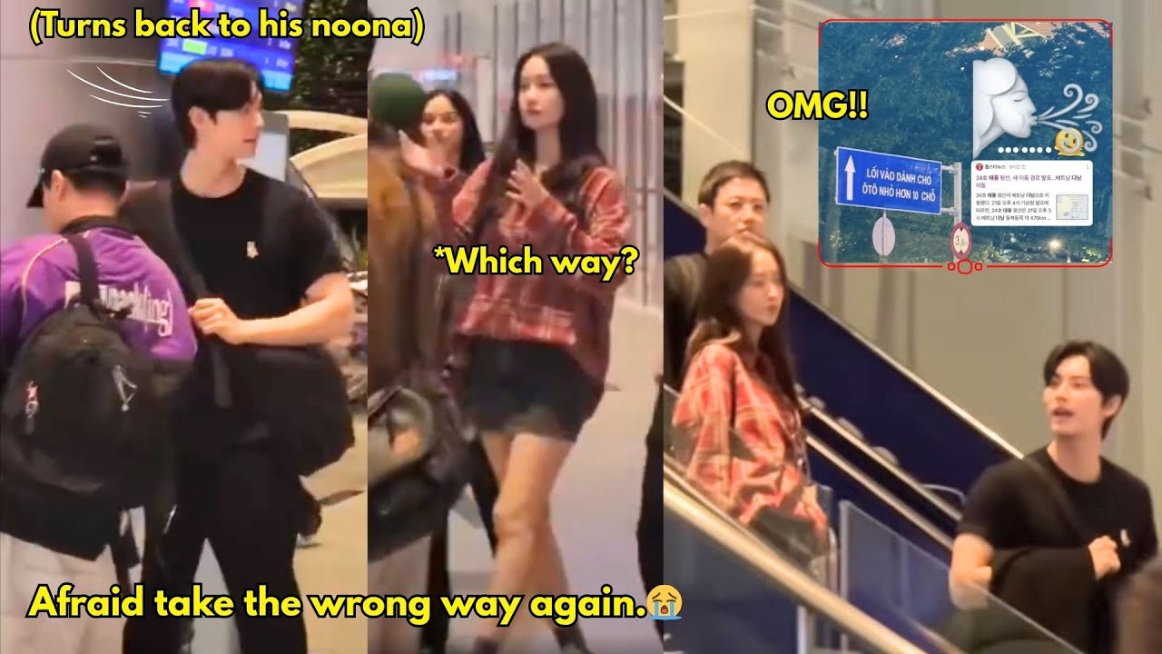 Chaemin looking back to his Yoona noona when they’re told where to go😭 Typhoon’s trying to Find them