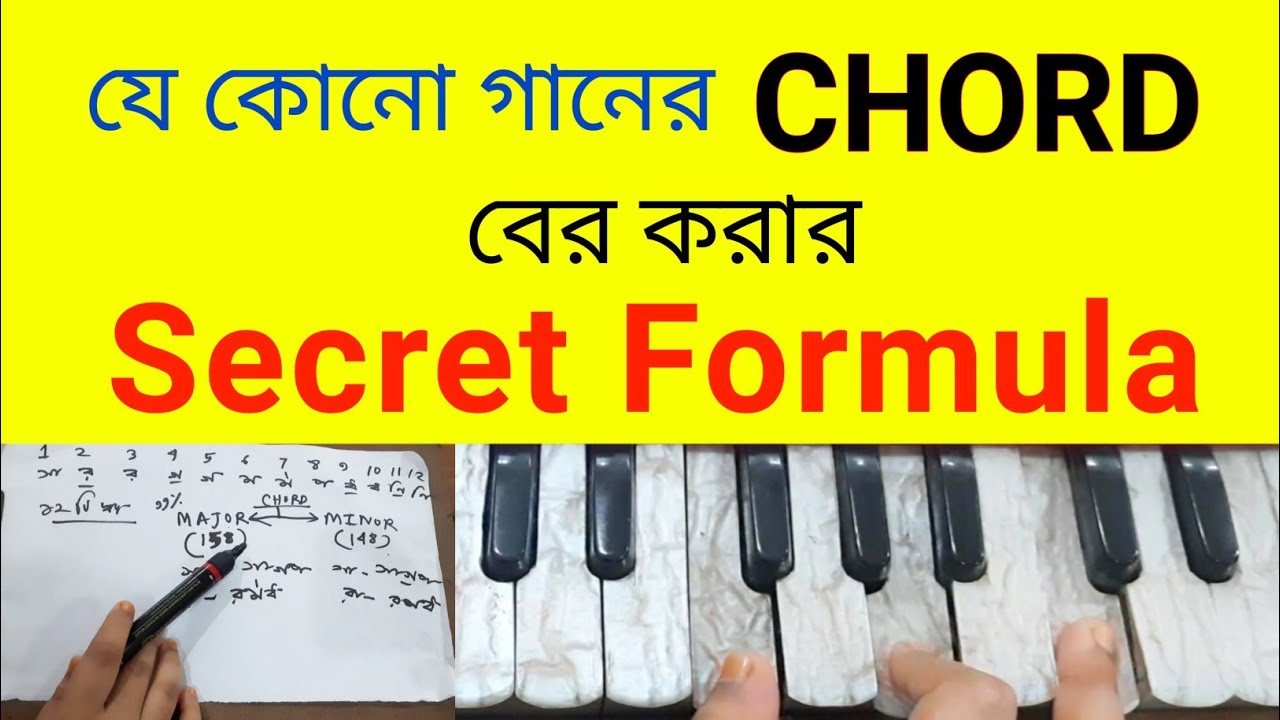 যেকোনো গানের CHORD বের করবে কিভাবে | Basic lesson for beginners | Sur Sikkha
