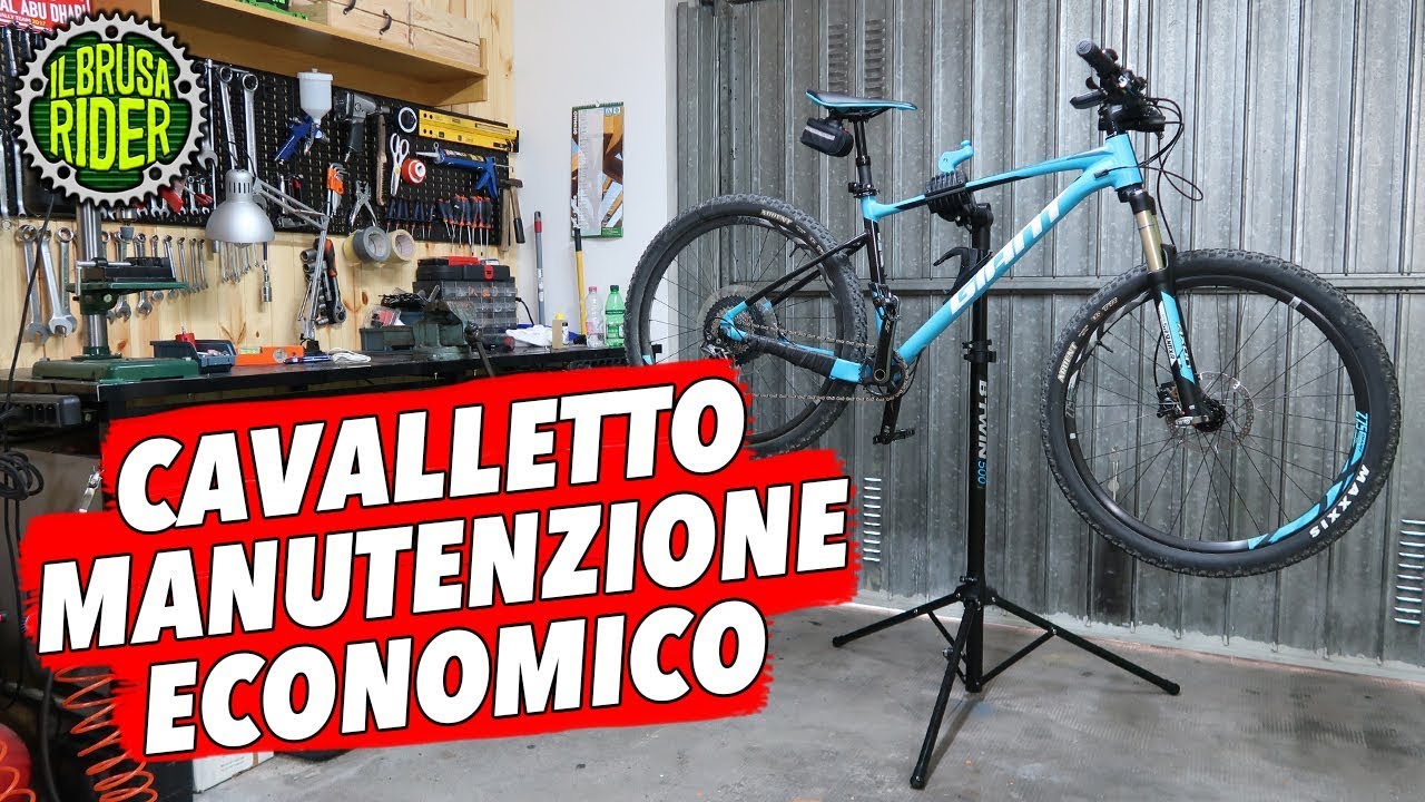 Cavalletto bici btwin workstand 500