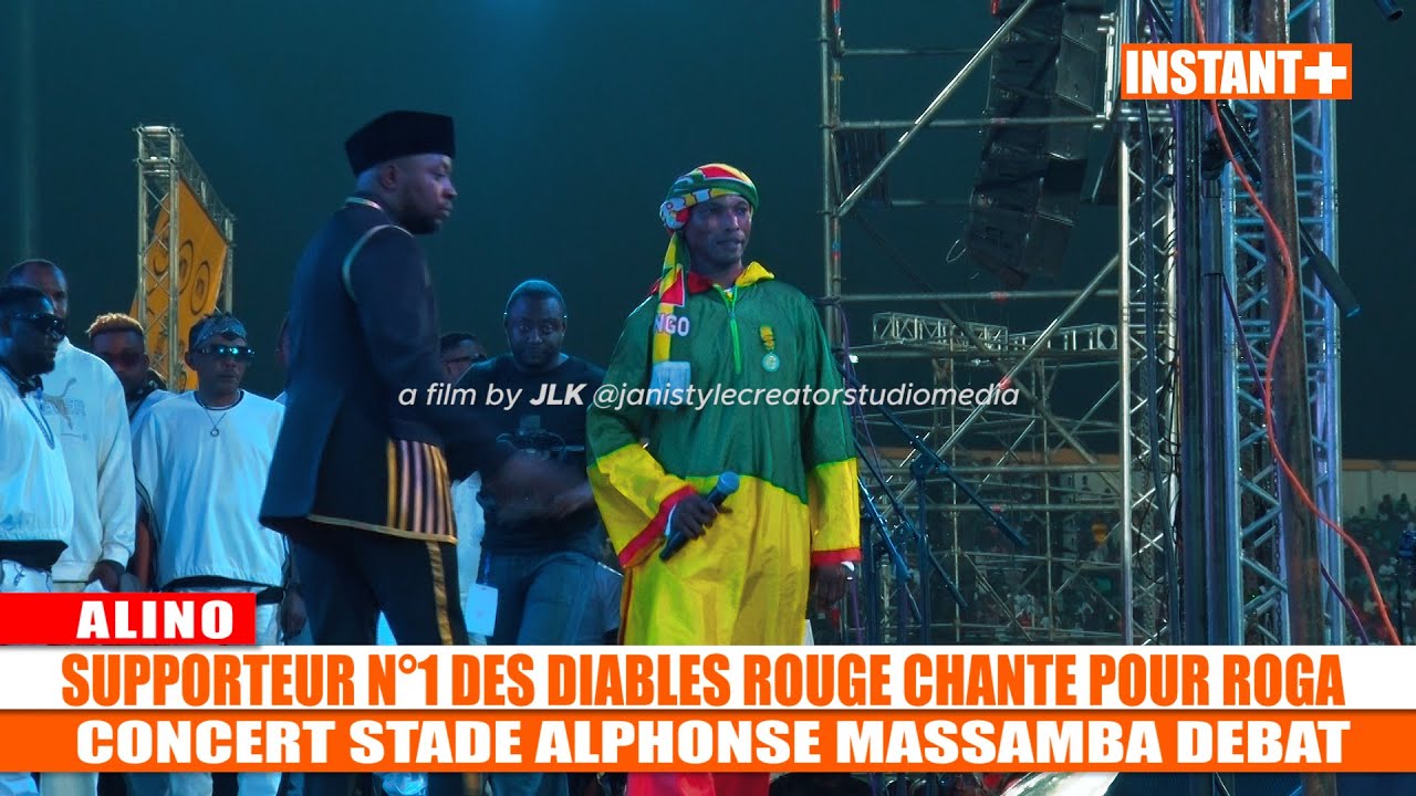 ALINO Supporteur n°1 des Diables Rouges du Congo 🇨🇬 CHANTE POUR ROGA ROGA