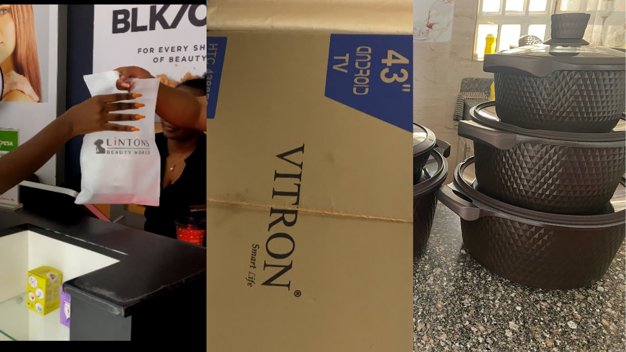 SPEND A DAY WITH ME:ALOT OF UNBOXING.NEW TV||KAMUKUNJI HAUL🙏🥰