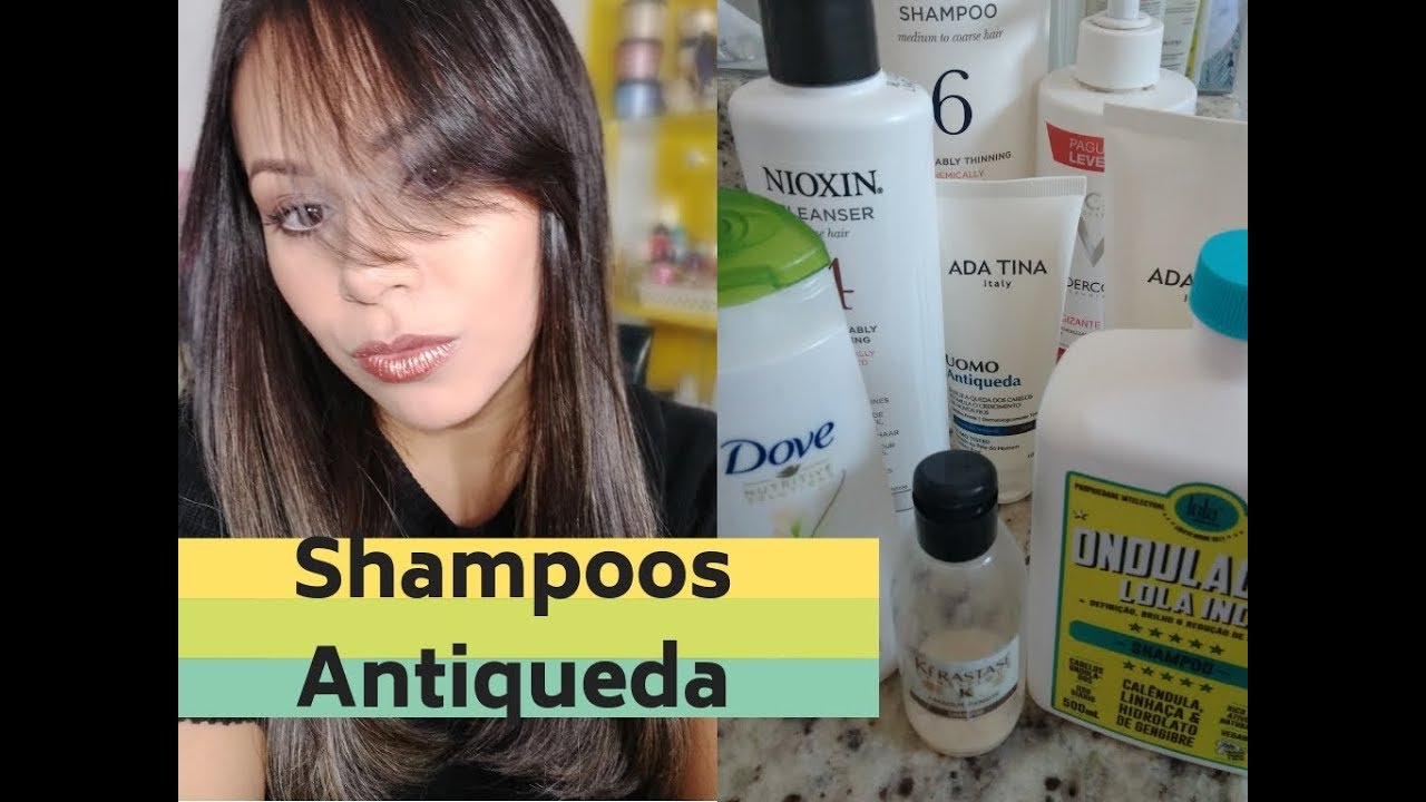 Os MELHORES SHAMPOOS para QUEDA