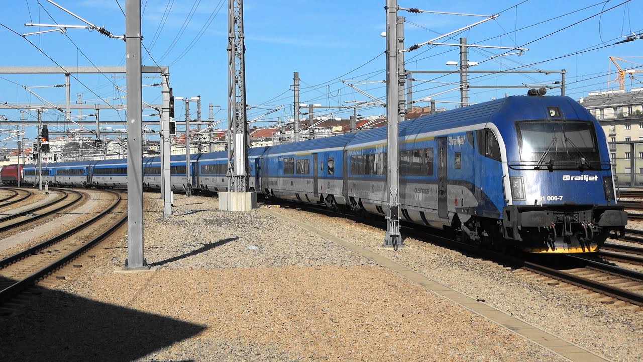 Wien HBF: IC2, ICE-T, Railjet, Klimajet, NightJet