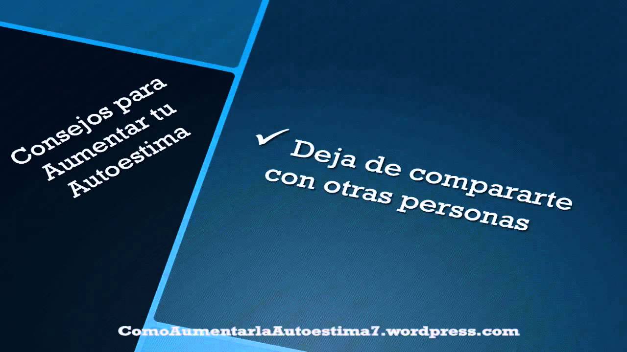 Como Aumentar la Autoestima