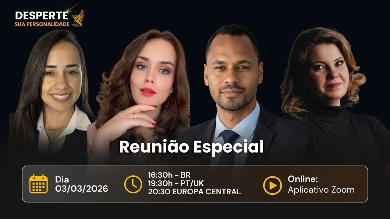 A Personalidade e Você: Reunião Especial Online Gratuita