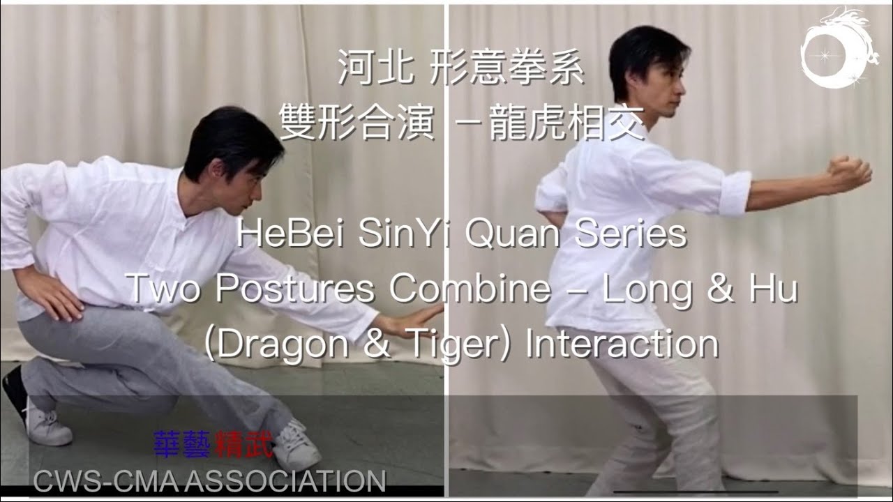 河北形意拳系 雙形合演龍虎相交 HeBei SinYi Quan Series Two Postures combine-Long & Hu (Dragon & Tiger) interaction
