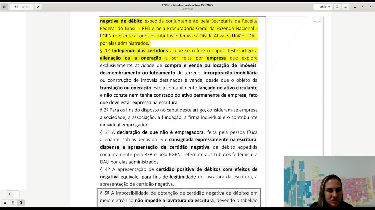 CNMG – Provimento Conjunto 93/2020 - Artigos  161-A ao 191