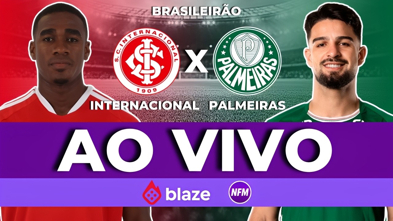 AO VIVO 🔴 PALMEIRAS X INTERNACIONAL AO VIVO COM IMAGENS DO ESTÚDIO | PALMEIRAS AO VIVO | INTER