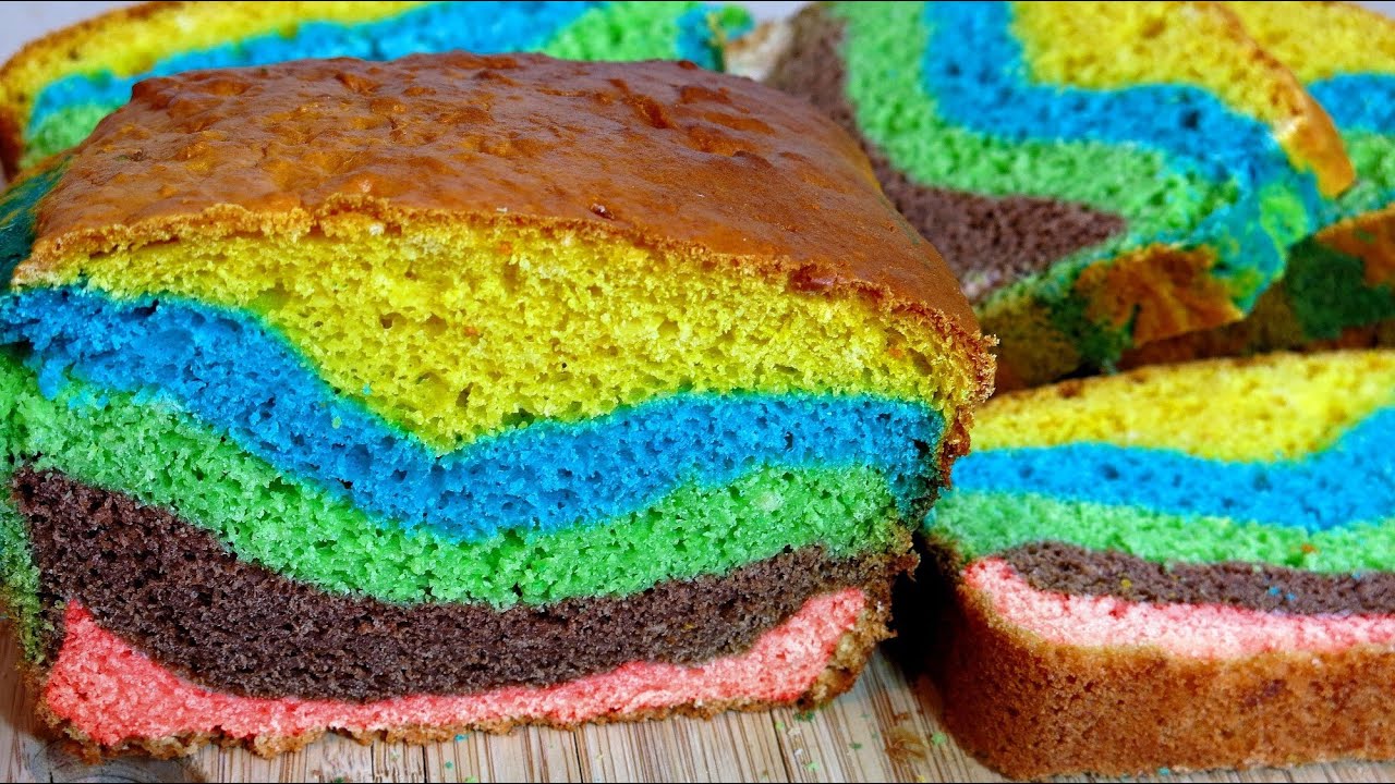 RAINBOW ICE CREAM BREAD