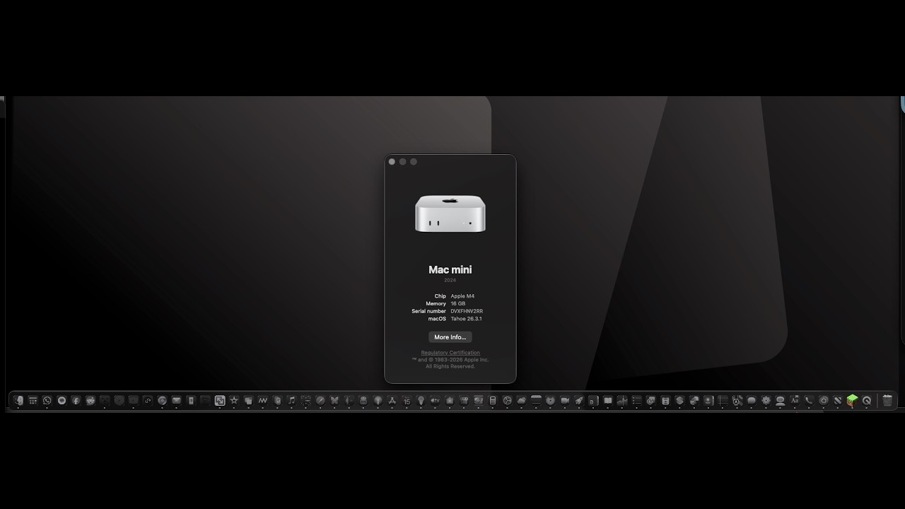 8gb ram is plenty on a mac in 2026!