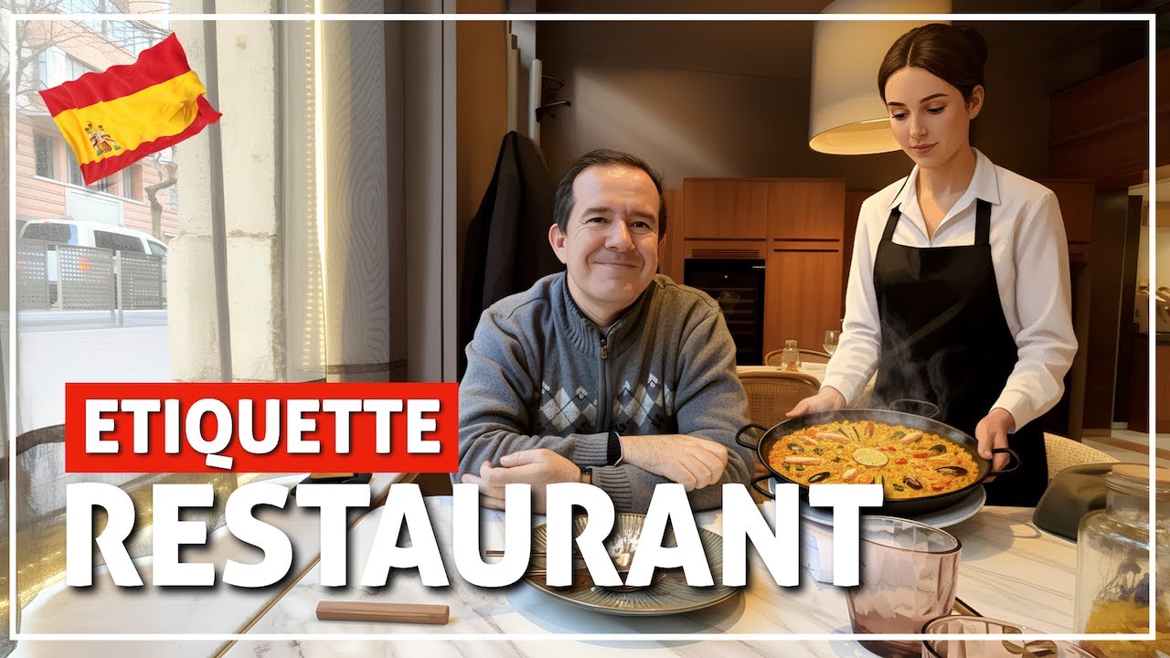 🍽️ restaurant etiquette in Spain🇪🇸 #169