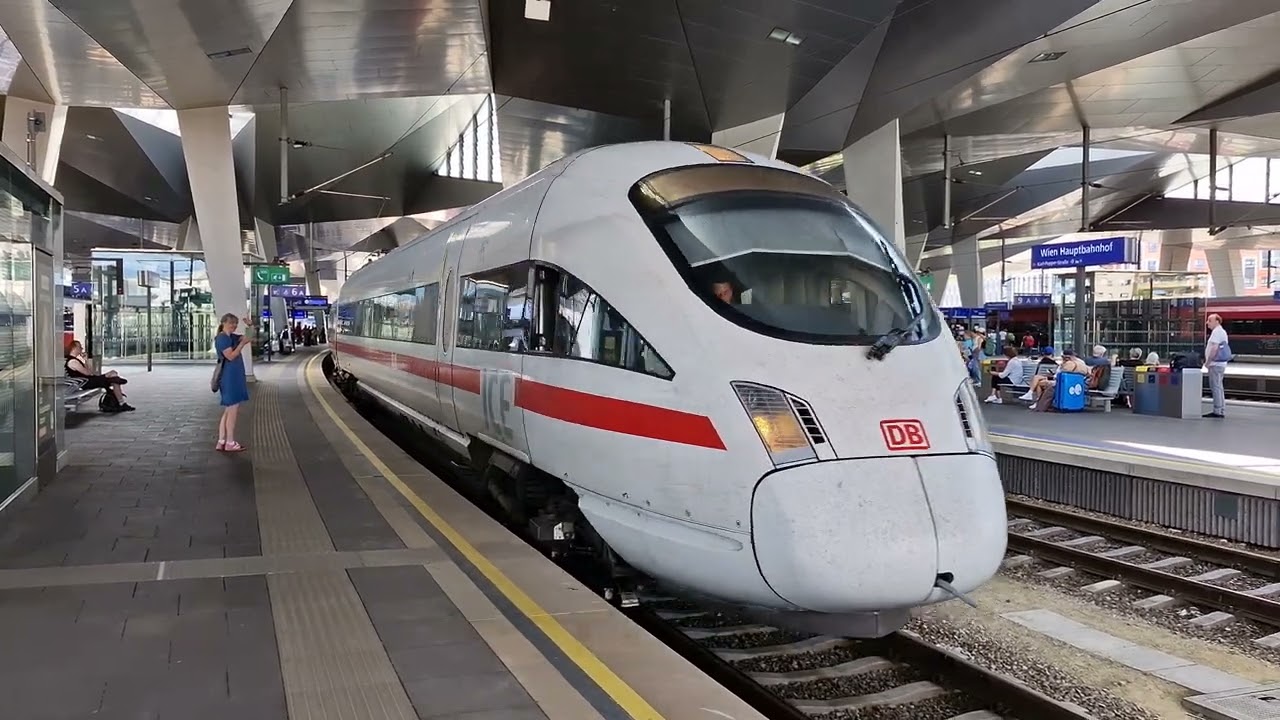 ICE-T departing Vienna main station
