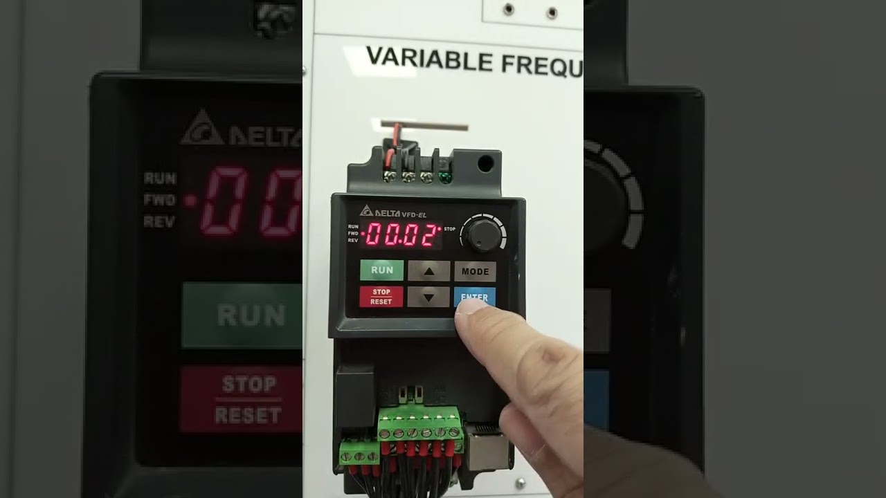 Delta VFD invertor Parameters Adjustment, Rest VFD(3)