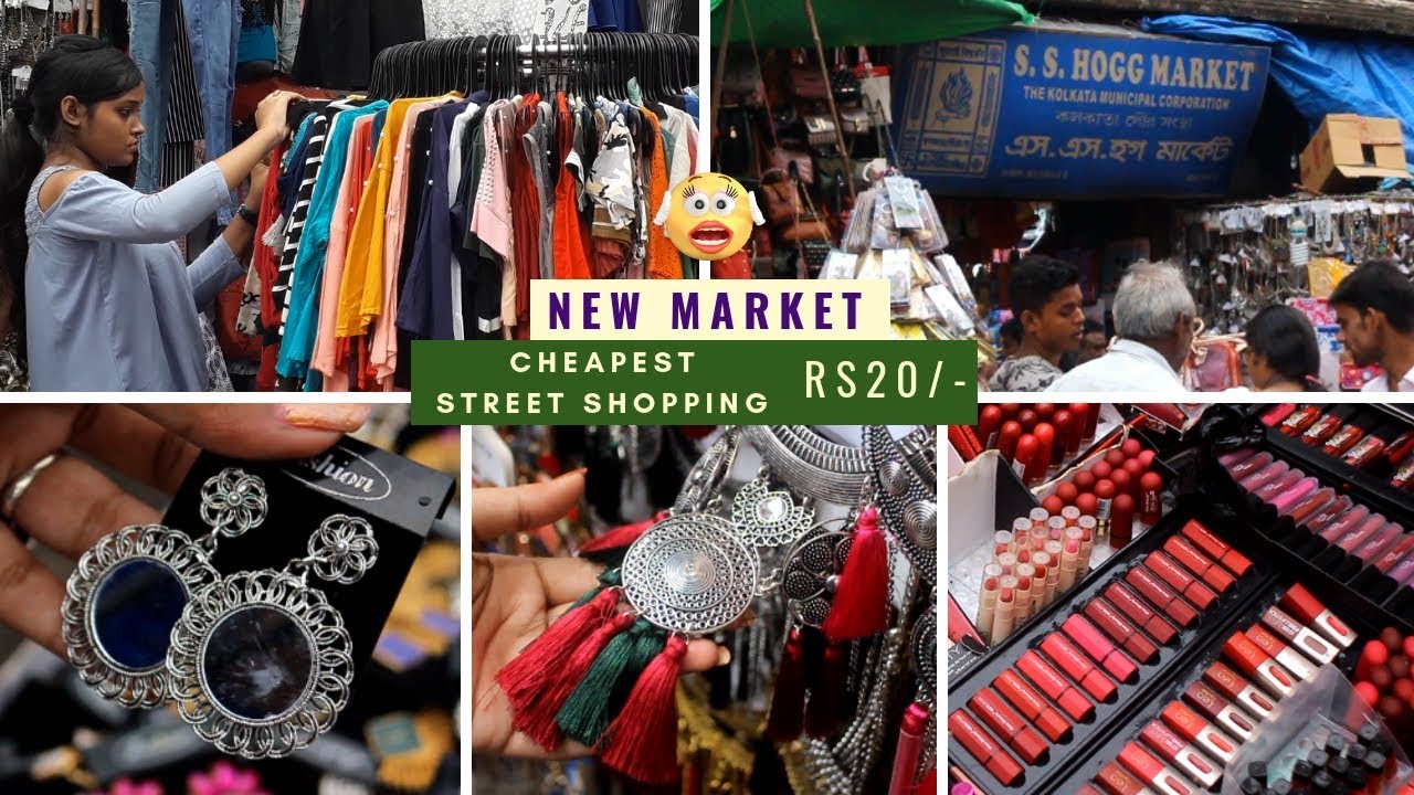 NEW MARKET VLOG - KOLKATA ESPLANADE CHEAPEST STREET SHOPPING | BIGGEST FLEA MARKET - PRICE INCLUDED