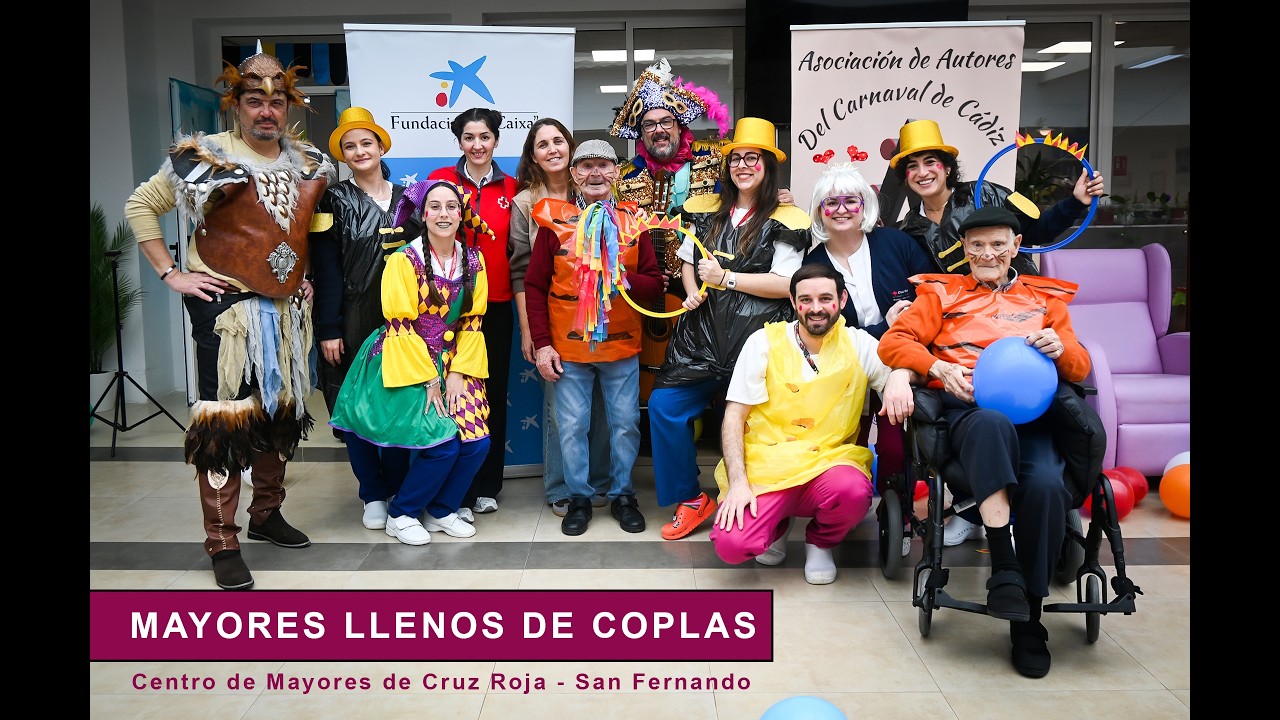 Mayores Llenos de Coplas - Centro de Mayores de Cruz Roja en San Fernando