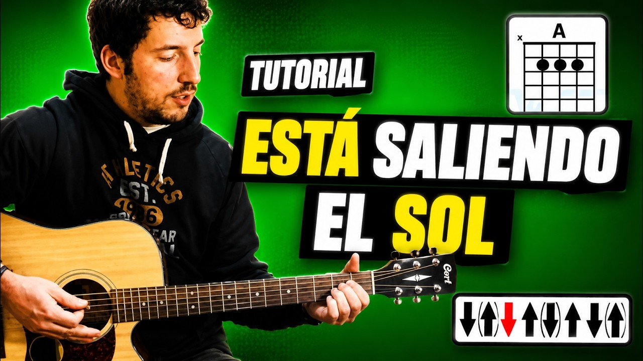 🎸 TUTORIAL DE GUITARRA FÁCIL – “Está saliendo el sol” | Intoxicados ☀️