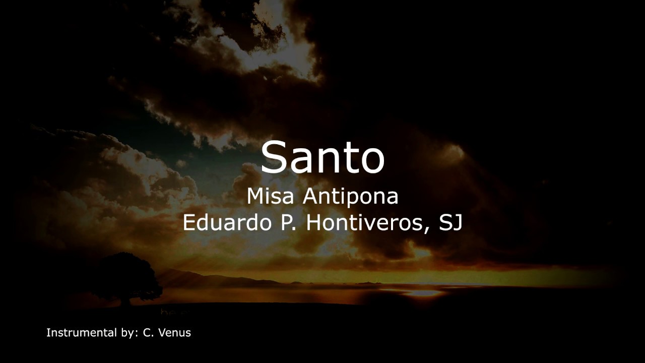 Santo Misa Antipona Instrumental